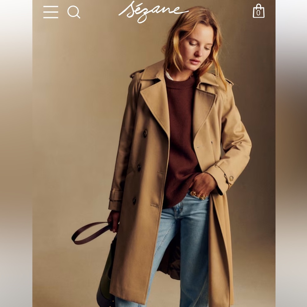Sezane Scott Trench Coat